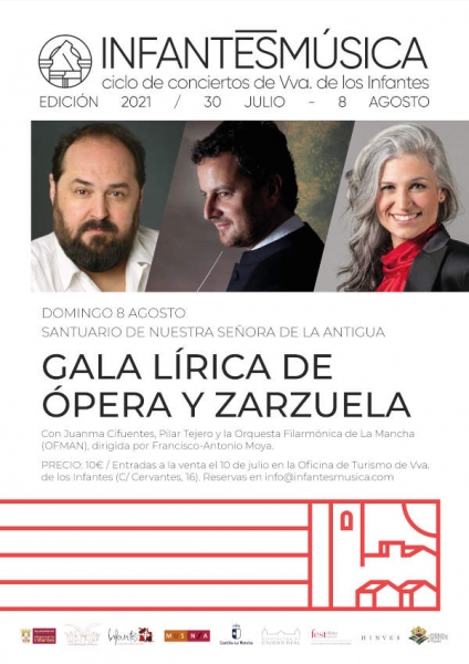 Gala Lírica de Ópera y Zarzuela - Concierto de Clausura del Ciclo de Conciertos de Villanueva de los Infantes